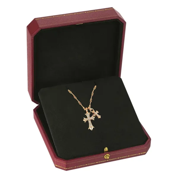 💎💎DIYSTAR™ Lymphatic Magnetic Therapy Cross Design Diamond Necklace