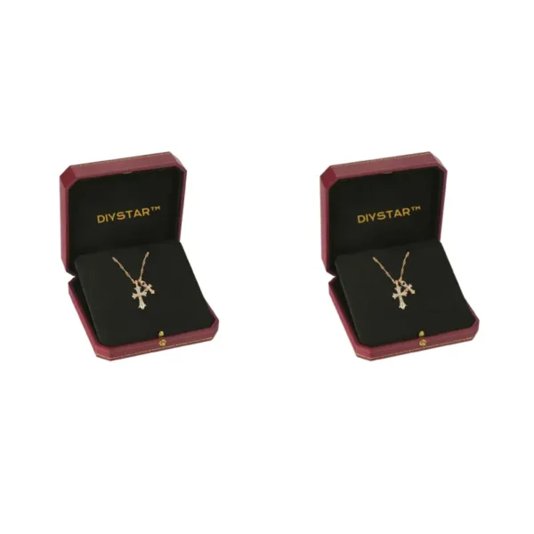 💎💎DIYSTAR™ Lymphatic Magnetic Therapy Cross Design Diamond Necklace