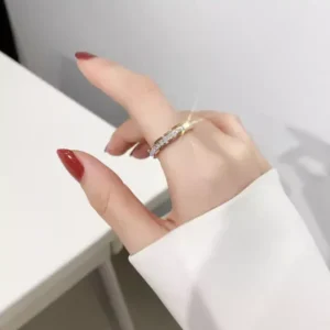 (🔥LAST DAY SALE-80%OFF) DIYSTAR 💖 Lymphatic Magnetic Therapy Diamond Ring