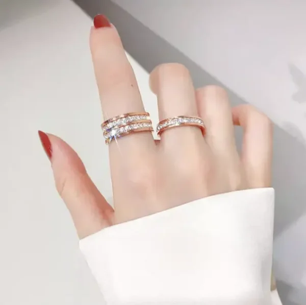 (🔥LAST DAY SALE-80%OFF) DIYSTAR 💖 Lymphatic Magnetic Therapy Diamond Ring