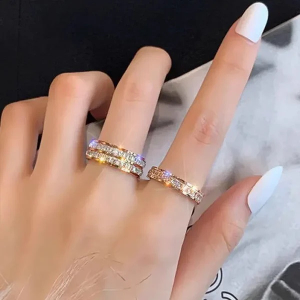 (🔥LAST DAY SALE-80%OFF) DIYSTAR 💖 Lymphatic Magnetic Therapy Diamond Ring