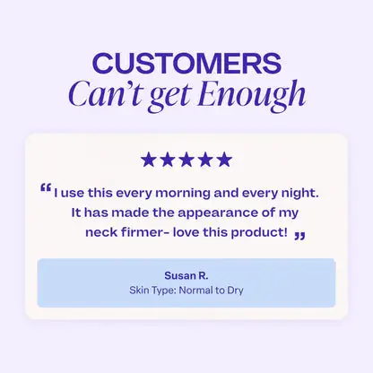 DIYSTAR Neck Cream Tighten & Lift Firming Cream for Crepey Skin