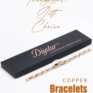 Diystar® Pure Copper Magnetic Bracelet with 3800 Gauss Effective Magnets Outdoorfun