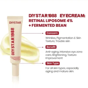 ✨DIYSTAR 1988 Eye Cream-Retinal 4% + Fermented Bean